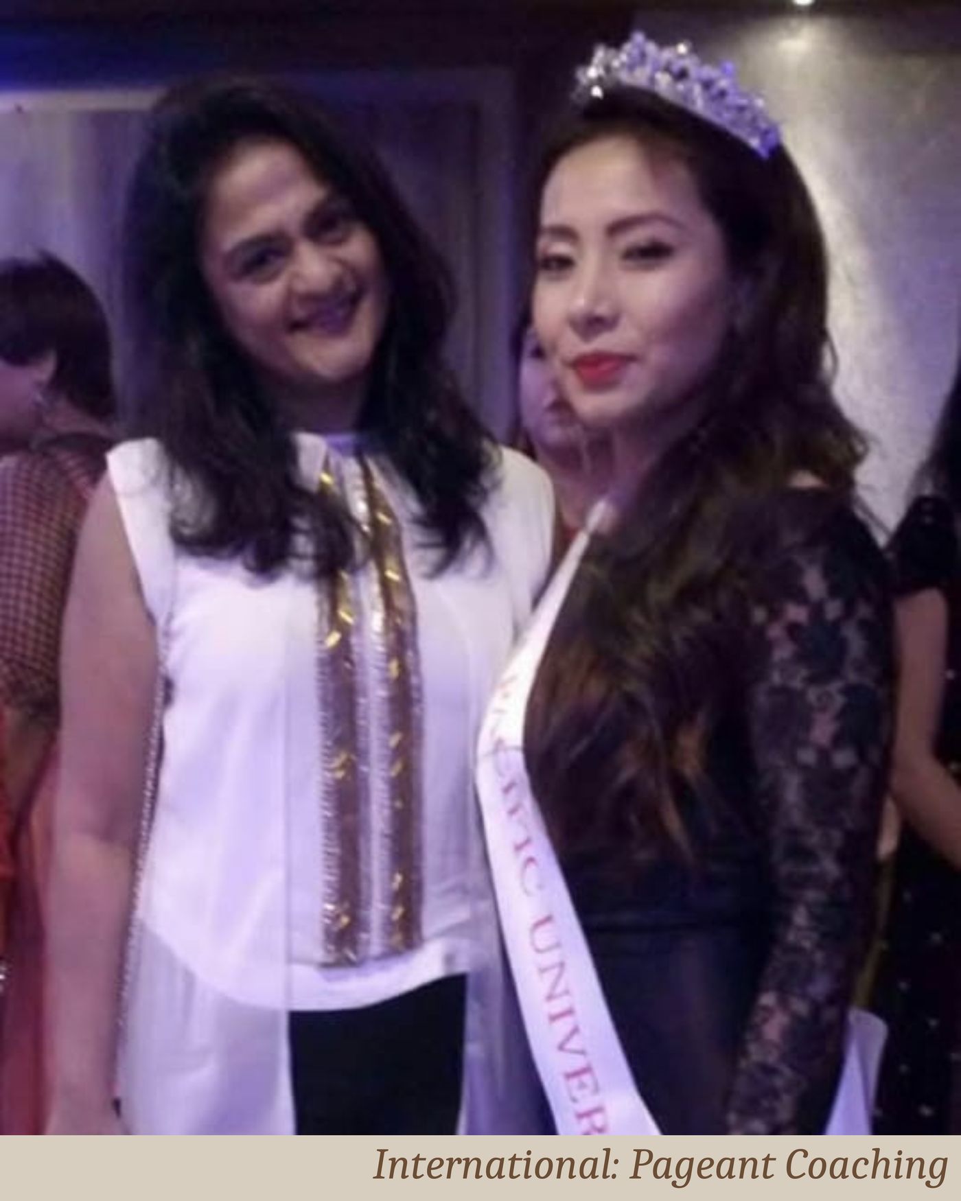 International pageant coaching