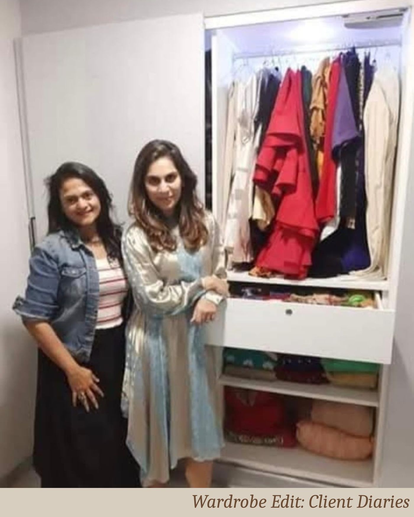 Wardrobe edit: client diaries