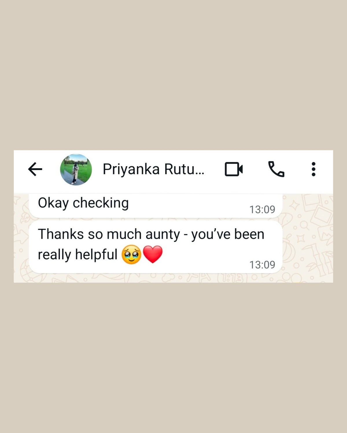 Client testimonial screenshot — Client note 06