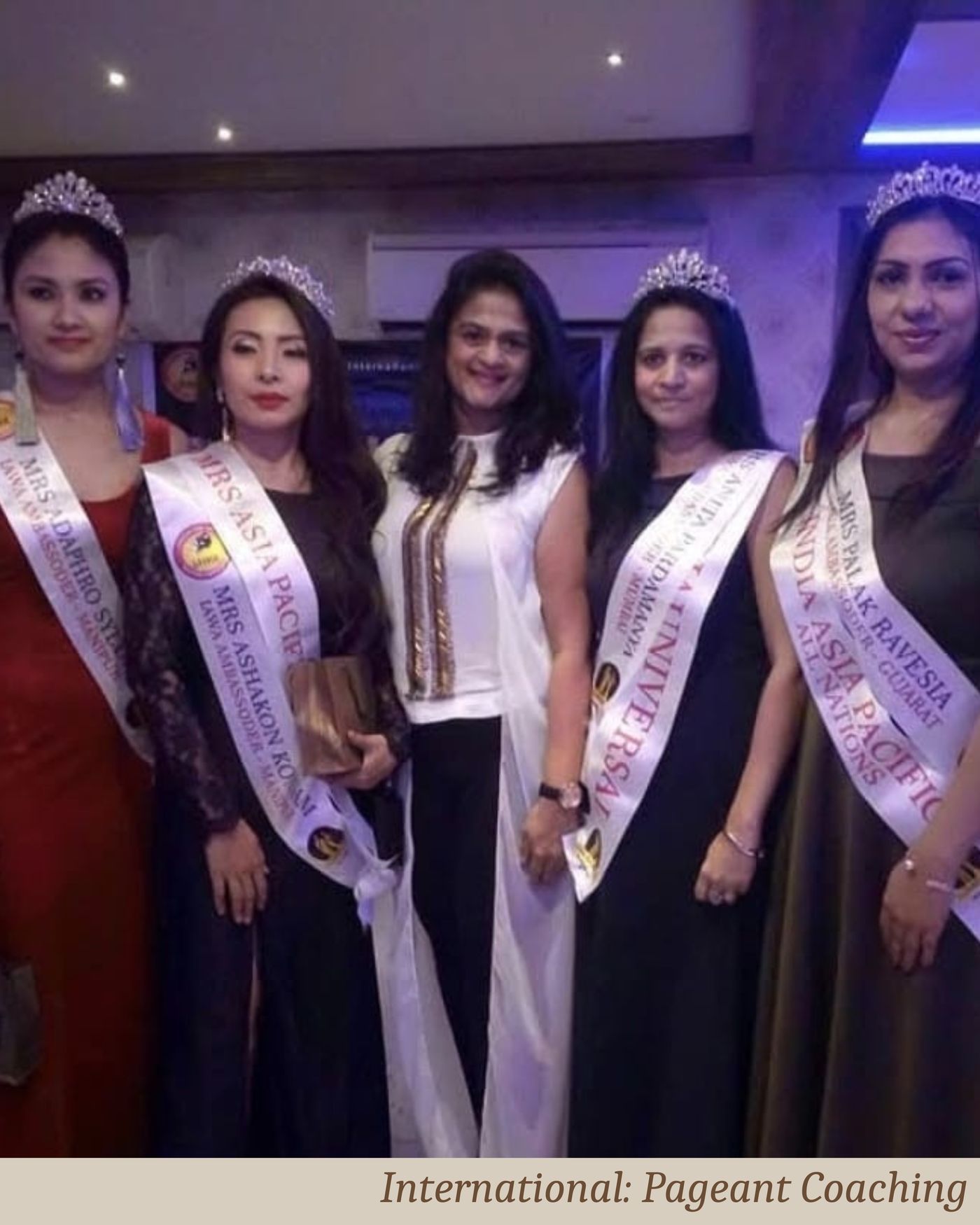 International pageant coaching