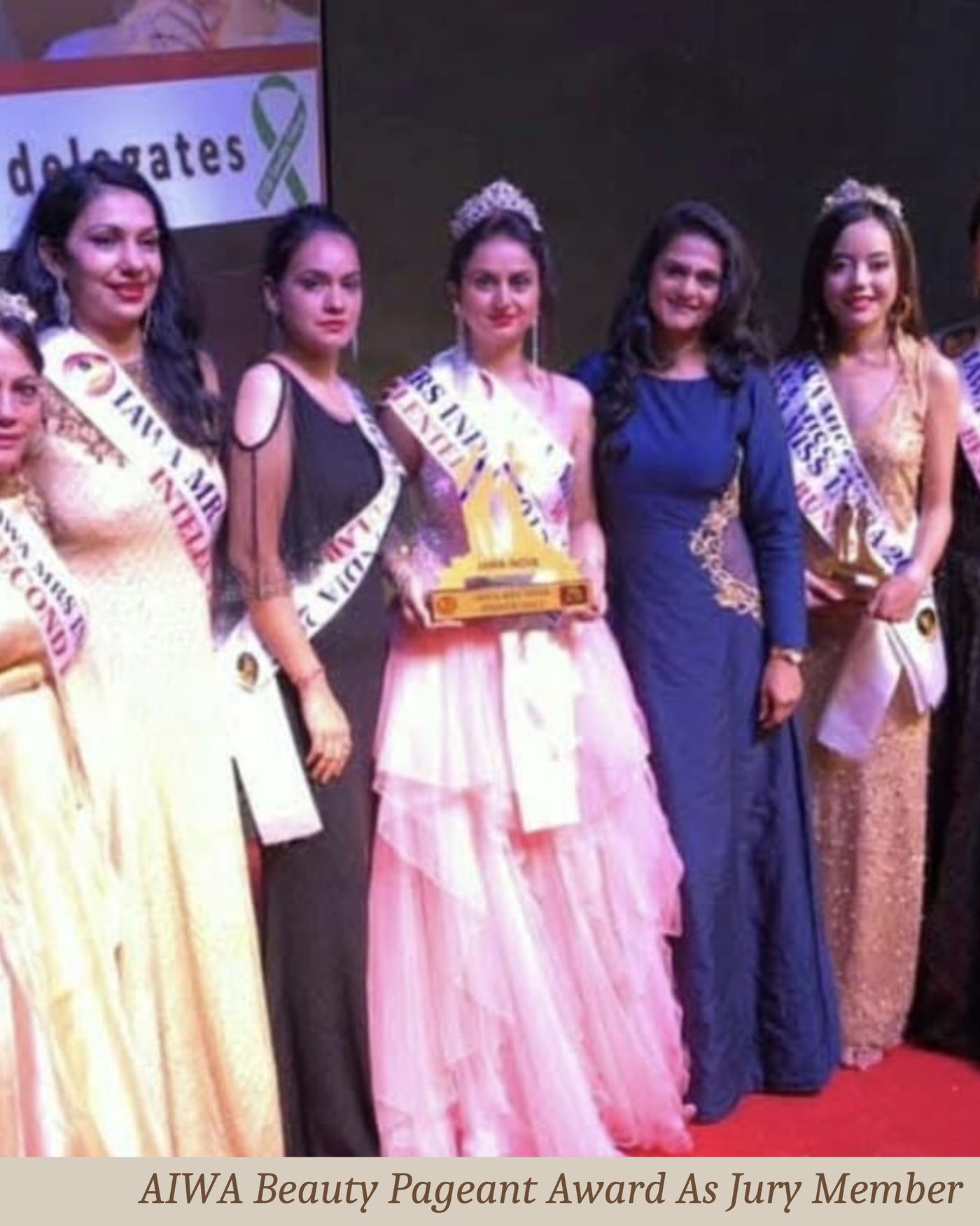 AIWA Beauty Pageant Award as Jury Member