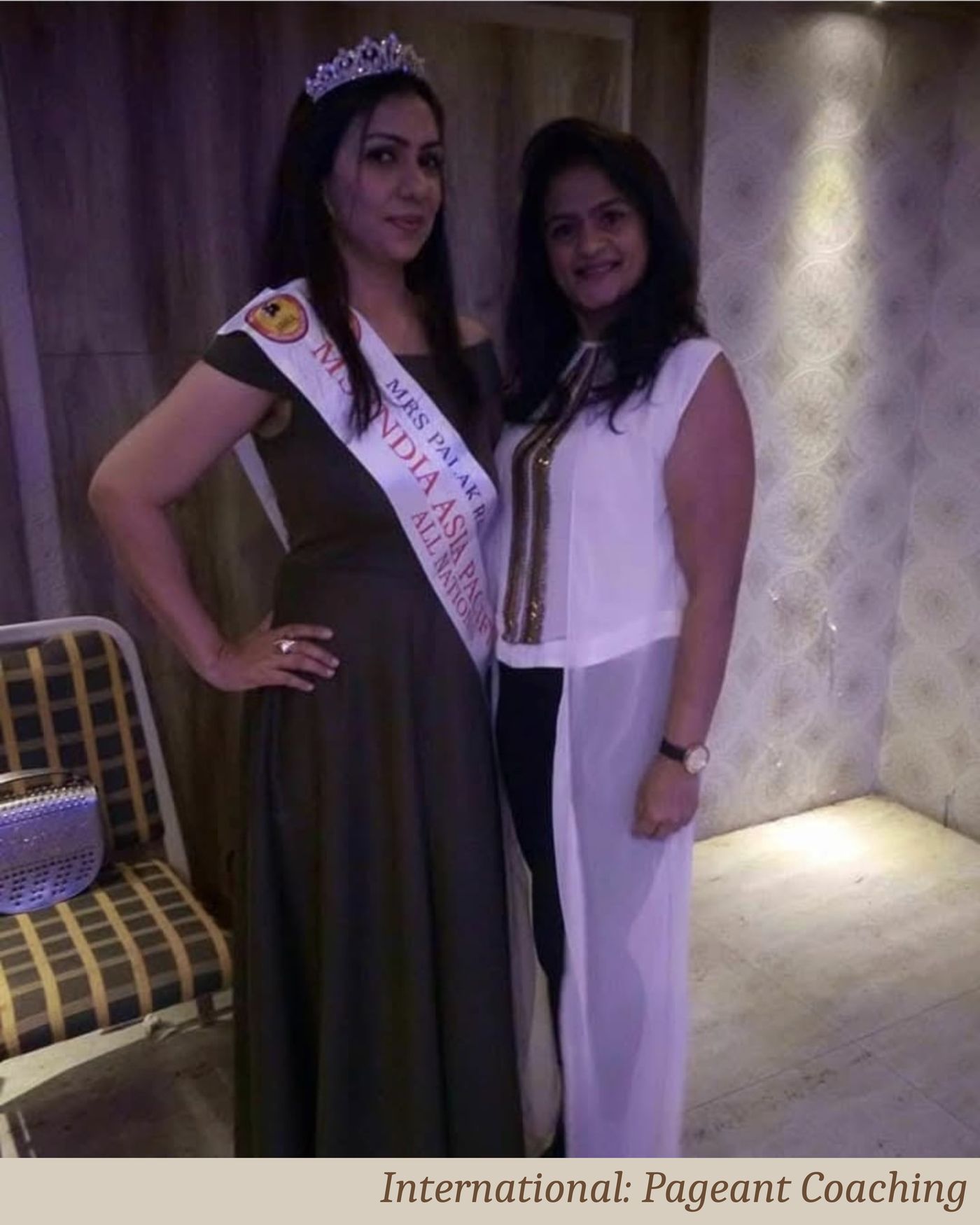 International pageant coaching