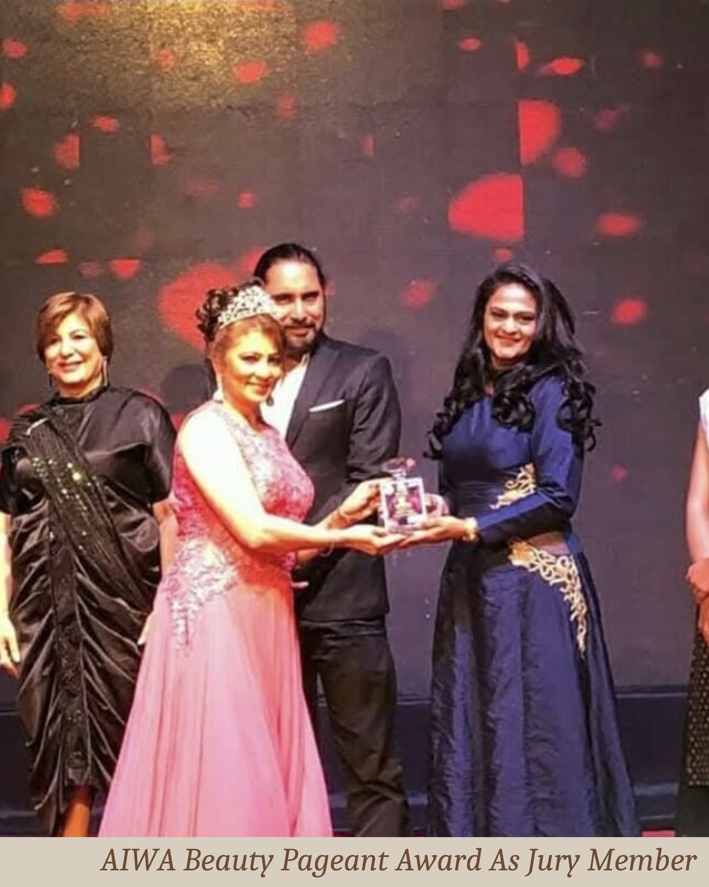 AIWA Beauty Pageant Award as Jury Member